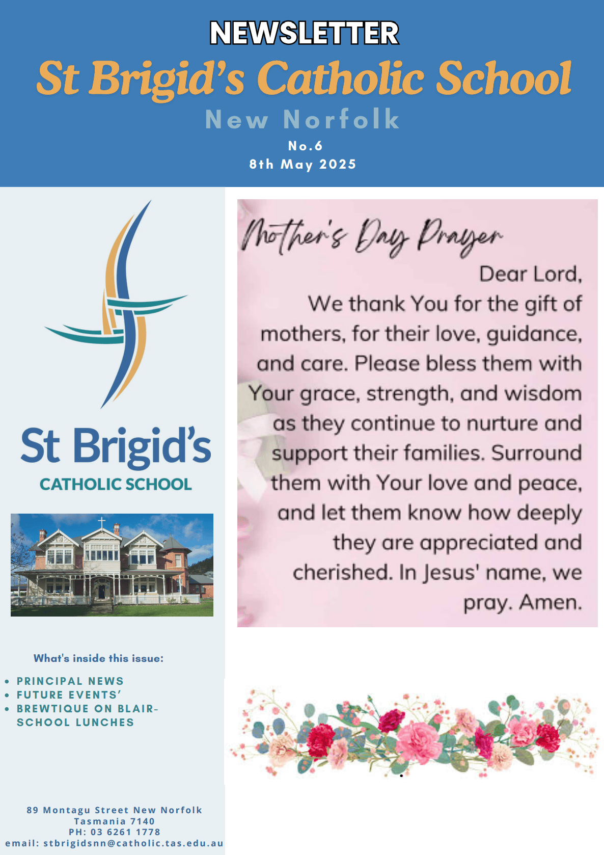 Newsletter 6 - 8th May 2025