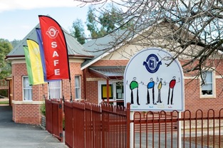 St Brigid's School entrance